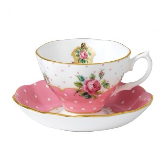 Royal Albert Other - ROYAL ALBERT CHEEKY PINK TEACUP & SAUCER SET